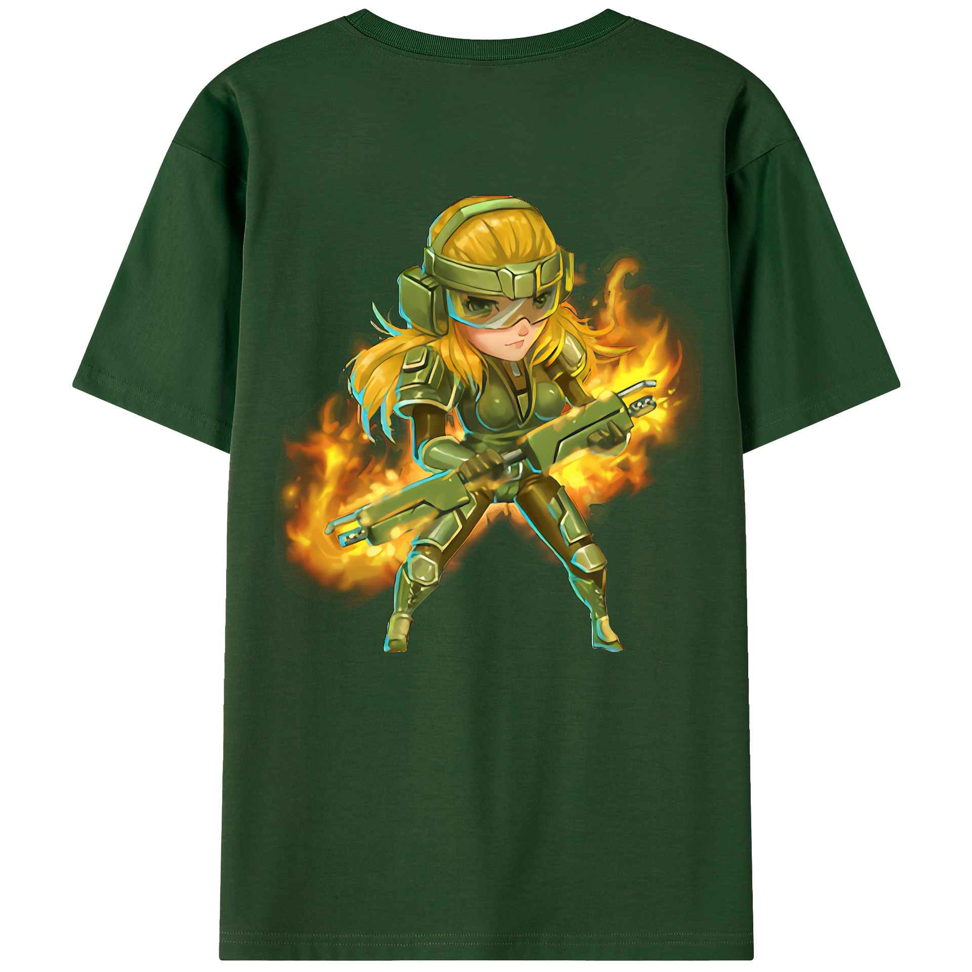 リーグ・オブ・レジェンド League of Legends LOL 綿100％半袖Tシャツ（背面プリント）
